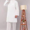 white kurta pyjama
